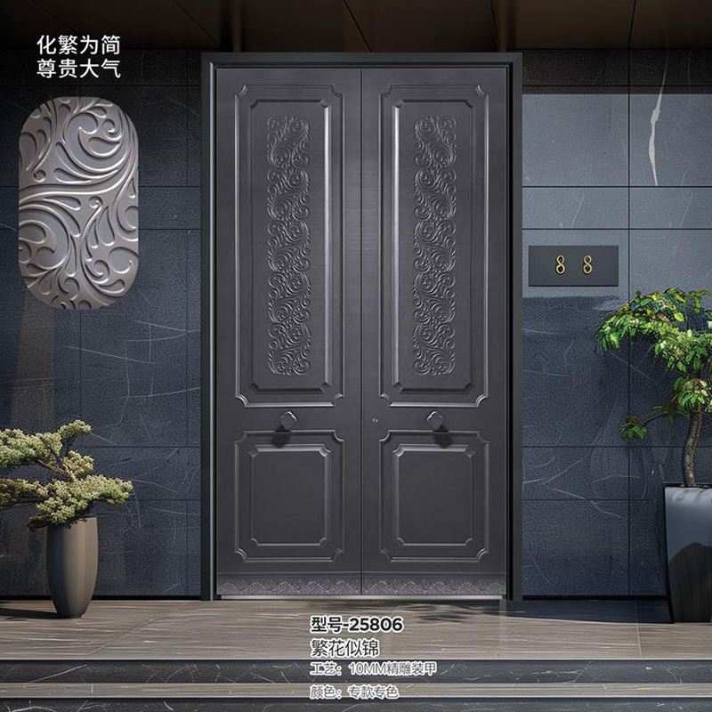 全鋁不銹鋼精雕裝甲門(mén)