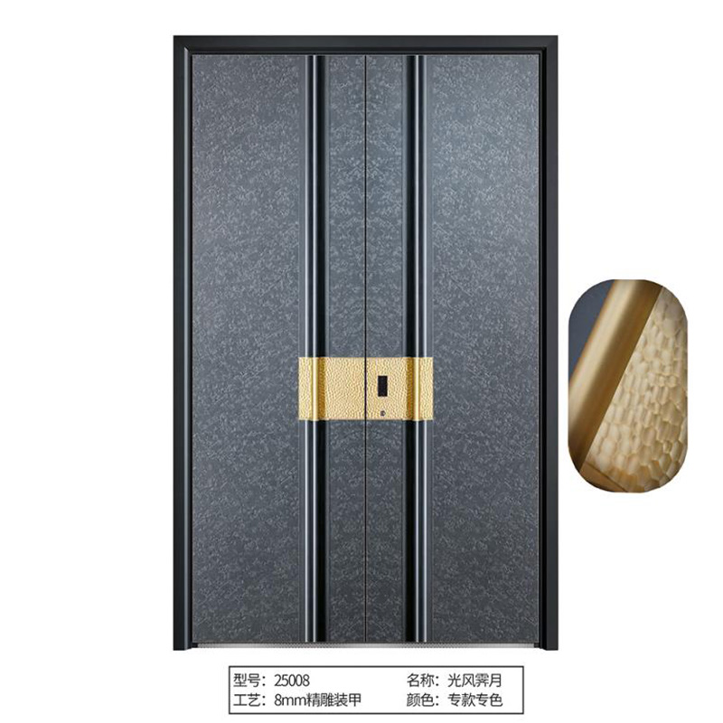 全鋁不銹鋼精雕裝甲門(mén)